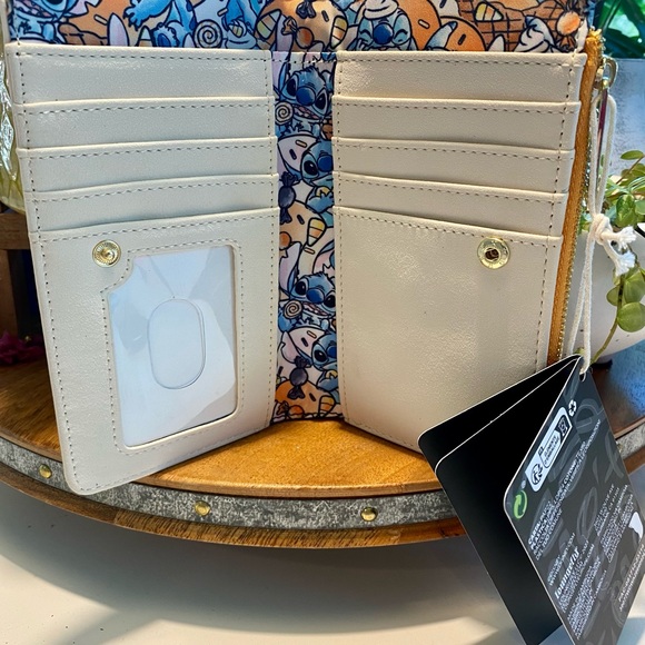 Loungefly Disney Orange and White Wallet - Picture 3 of 4